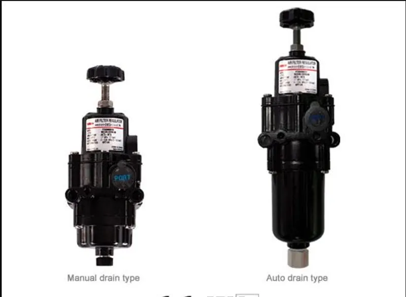 Rotork YTC YT-200 air filter regulator with pressure gauge