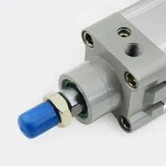 SPDC DNC series pneumatic cylinder bore sizes and port detail