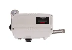 Rotork YTC YT-3303 smart valve positioner shown mounted on an actuator