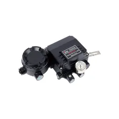 Rotork YTC YT-1000L positioner with the cover removed showing the feedback lever